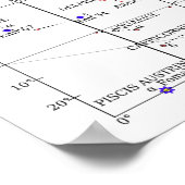 天測天文星図 ポスター (角)