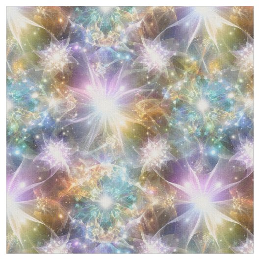天測開花布 ファブリック (クローズアップ)