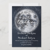 天満月と星の結婚式招待状 招待状 (正面)