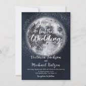 天満月と星の結婚式招待状 招待状 (正面)