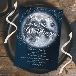 天満月と星の結婚式招待状 招待状
