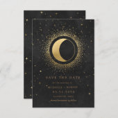 天満月の日付の招待状 招待状 (正面/裏面)