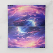 天満月結婚折り座席表 プレイスカード (内部開封)