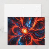 天火宇宙抽象芸術 ポストカード (正面/裏面)