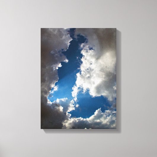 天灯表示 キャンバスプリント (正面)