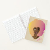 天然の髪信じは、彼女は行った ノートブック (内部)