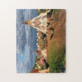 天然アメリカインディアンの村 ジグソーパズル (縦)