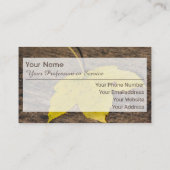 天然インディアン夏オーガニックスタイル事業 名刺 (裏面)