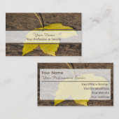 天然インディアン夏オーガニックスタイル事業 名刺 (正面/裏面)