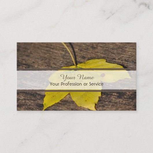 天然インディアン夏オーガニックスタイル事業 名刺 (正面)