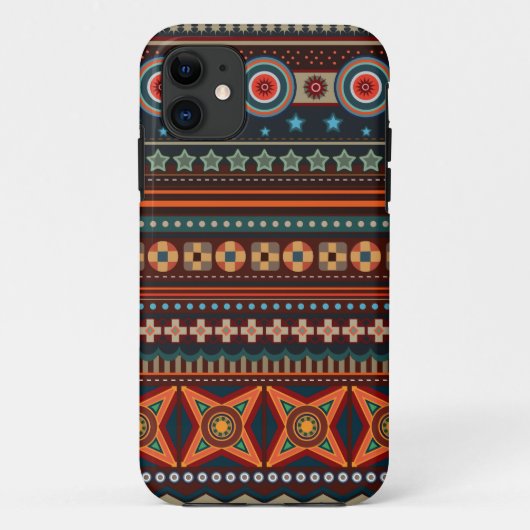 天然インドの民族パターン Case-Mate iPhoneケース (裏面)