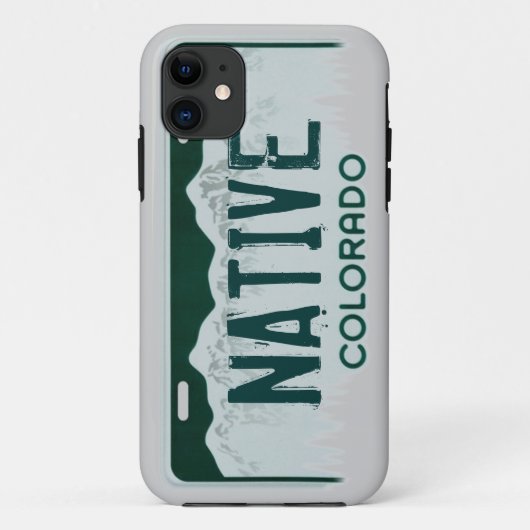 天然コロラド州のナンバープレートのiphone 5の場合 Case-Mate iPhoneケース (裏面)