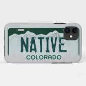 天然コロラド州のナンバープレートのiphone 5の場合 Case-Mate iPhoneケース (裏面(横))