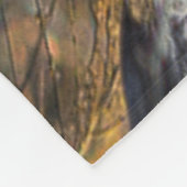 天然シャーマンの精神のトーテムの動物の盾のプラシ天 フリースブランケット (角)