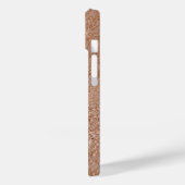 天然スエード革テクスチャ背景パターンr Case-Mate iPhoneケース (裏面 / 左)