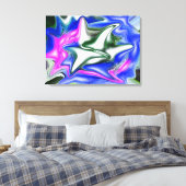 天然ダイヤモンド氷と雪アート キャンバスプリント (インサイチュ (寝室))