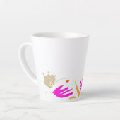 天然テーマ組成ラテマグカップ カフェラテマグ (左アングル)