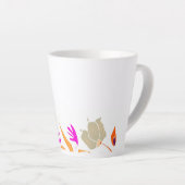 天然テーマ組成ラテマグカップ カフェラテマグ (右アングル)