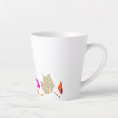 天然テーマ組成ラテマグカップ カフェラテマグ (右)