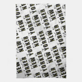 天然ニューヨーカーパターン キッチンタオル (縦)