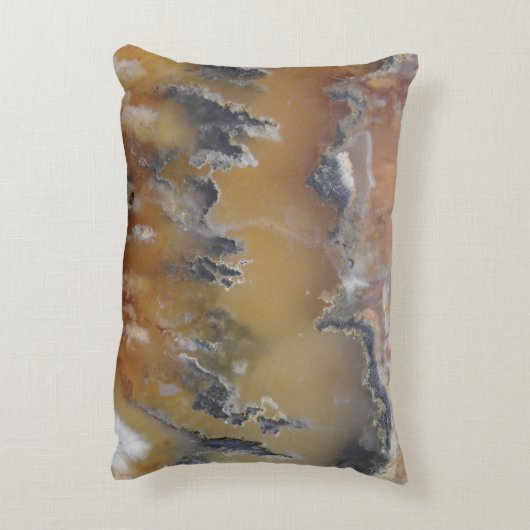 天然ファンシー岩苔むした瑪瑙の写真設計 アクセントクッション (裏面(縦))