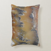 天然ファンシー岩苔むした瑪瑙の写真設計 アクセントクッション (正面(垂直))