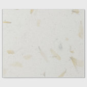 天然フローラ花びらアイボリークリーミーハーブズムルベリー ラッピングペーパー (フラット)