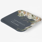 天然ボヘミアの植物モダンエレガント株 ペーパープレート (傾斜あり)