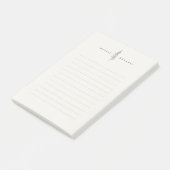 天然モダン植物葉I Post-it®備考 ポストイット (アングル)