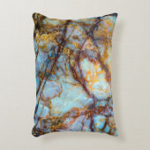 天然ユニーク石のテクスチャ – 大理石、オニキス、gr アクセントクッション (正面(垂直))