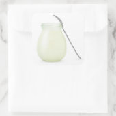 天然ヨーグルトの瓶 スクエアシール (バッグ)