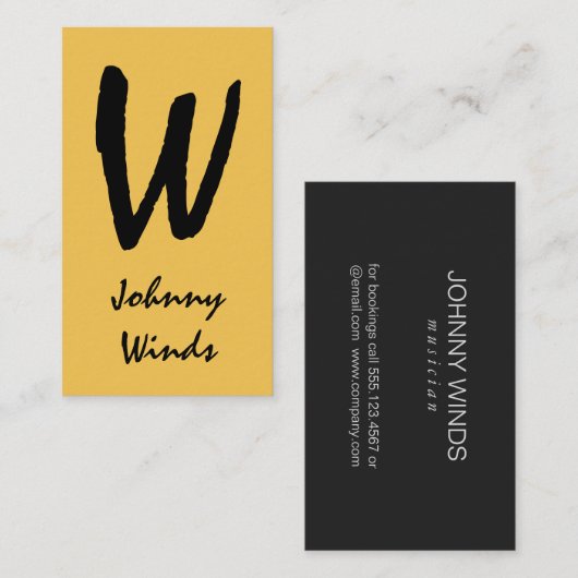 天然大型モノグラム 名刺 (正面/裏面)