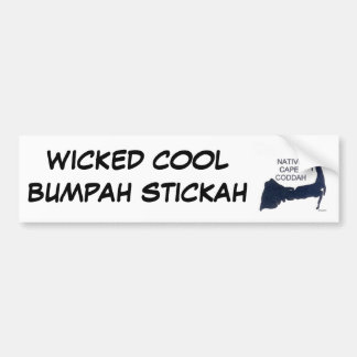 天然岬Coddahからの悪賢いカッコいいBUMPAH STICKAH バンパーステッカー