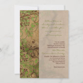 天然木とフローラの資金調達企業の者 招待状 (正面)