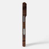 天然木材パネル – 水平の木目パターン Case-Mate iPhoneケース (裏面 / 右)