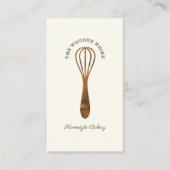 天然木目木造ウィスクベーカリー 名刺 (正面)