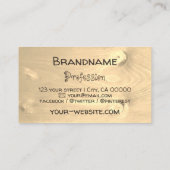 天然木素朴板ツリー樹皮グレインロゴ 名刺 (裏面)