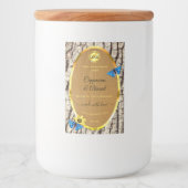 天然木素朴樹皮粒製品ラベルロゴ フードラベル (正面)