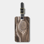 天然松素朴木結び接近写真 ラゲッジタグ (正面縦)