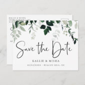 天然植物学の保存日 案内ポストカード (正面/裏面)