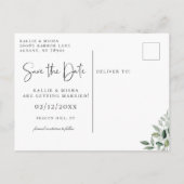 天然植物学の保存日 案内ポストカード (裏面)