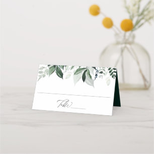 天然植物結婚葉 プレイスカード