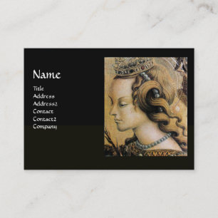 天然毛美しいジュエリーモノグラムブラックパール 名刺