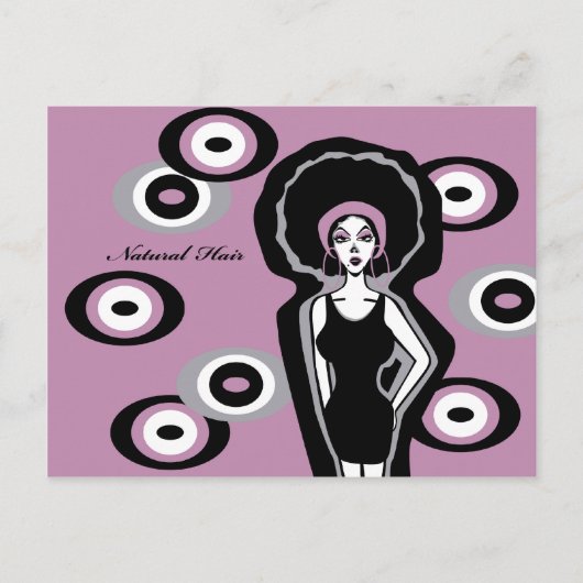 天然毛 ポストカード (正面)