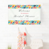 天然水彩ひまわりブライダルシャワー 横断幕 (インサイチュ)