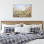 天然池のワイルドエッジ水彩プリント キャンバスプリント (インサイチュ (寝室))