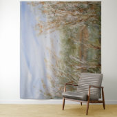 天然池のワイルドエッジ水彩プリント タペストリー (インサイチュ)