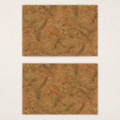 天然煙コルクバークウッド木目の外観 (正面&裏面)