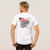 天然痘ワクチン接種250周年記念 トライブレンドＴシャツ (裏面全面)