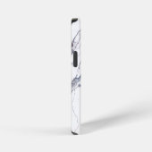 天然白大理石 iPhoneケース (右側面)